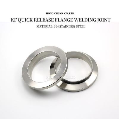 China KF quick release flange welding joint SS304 Stainless Steel  KF63 80 100 160 KF63 80 100 160 for sale