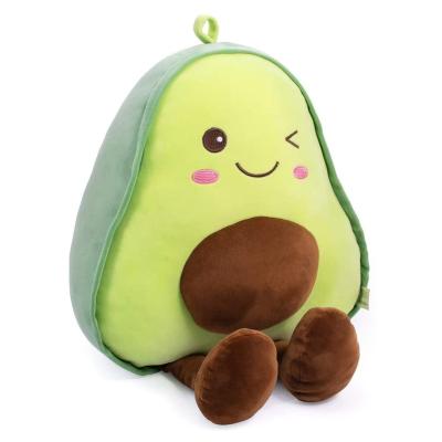 China Soft Plush Comfortably Stuffed Realistic Avocado Toy Hugging Pillow Gifts for Kids, Girl, Boy, and Friends Christmas for sale