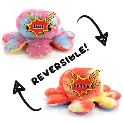 China Kids Play Octopus Plush Toy Wholesale Mini Double Side Octopus Plush Toy for sale