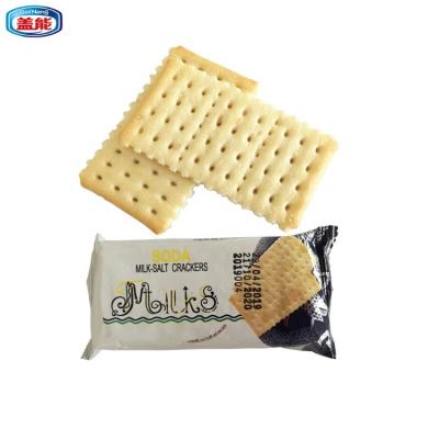 China Normal Sugar Milk Salt Free White Soda Biscuit Bisucit for sale