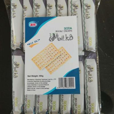 China 350g Low Fat Milk Salt Soda Cookies , Sugar Free Soda Cookies for sale