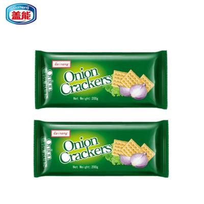 China Natural Onion Cracker Cookies Cookies for sale