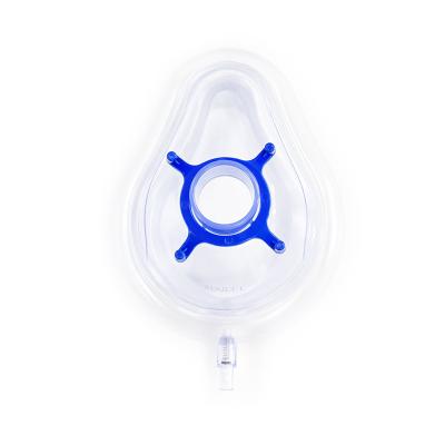 China PVC Disposable Non-Toxic Transparent Disposable Anesthesia Mask With All Sizes for sale