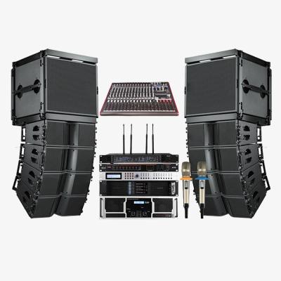 China 3D surround low price promotion performance club power line array outdoor professional high audio equipment set for sale