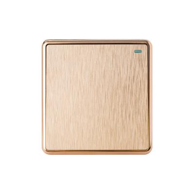 China BS1363/SS146 Residential/Multi-Purpose Wall Mounted Wall Switch Universal Golden Grain Wood Grain Fashion Universal Standard 2022 National Standard for sale