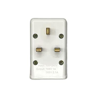 China British Standard 13a Residential/Multi-Purpose Selling Multifunctional Adapter Socket With Dual Sided Usb 5v1a for sale