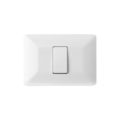 China Direct Sales Residential/Multi-Purpose General PC Factory Standard Solid Color South American Wall Switch for sale