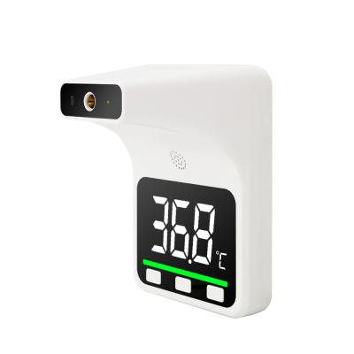 China Adjustable Volume Outside Auto Digit Thermometer Wall Infrared Temperature Detect Instrument Non Touch Household Temperature Scanner for sale