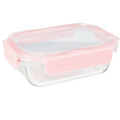 China Wholesale Microwavable Airtight Glass Beto Lunch Box Containers For Food Storage Set for sale