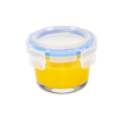 China 120ml Microwavable Baby Food Storage Container Glass Baby Food Storage Container Microwavable For Kids for sale