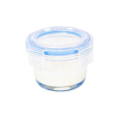 China 120ml Microwavable Baby Food Storage Container Glass Baby Food Storage Container Microwavable For Kids for sale