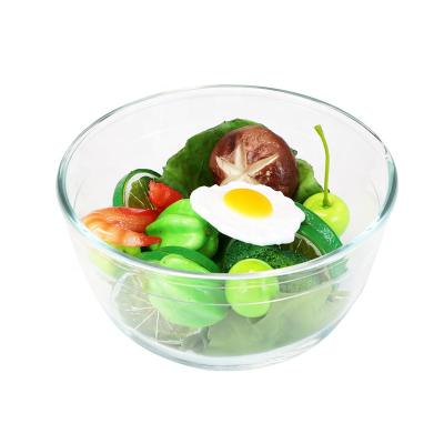 China 100% Viable Wholesale Bpa Free Glass Salad Bowl Glass Bowl Set Mini Dish Glass Mixing Bowl For Kitchen for sale