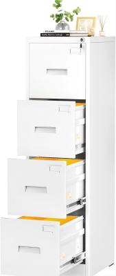 China Filing cabinet in K-D structure used in office white color office cabinet with low MOQ only 50 PCS for sale