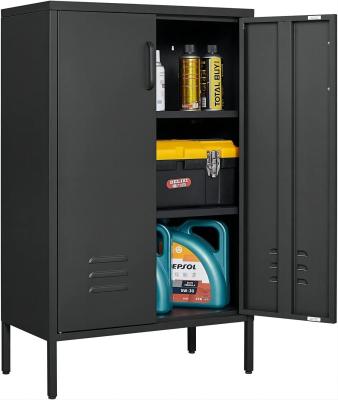 China 65x35x106CM black color stand tool cabinet office furniture cabinet used in warehouse for sale