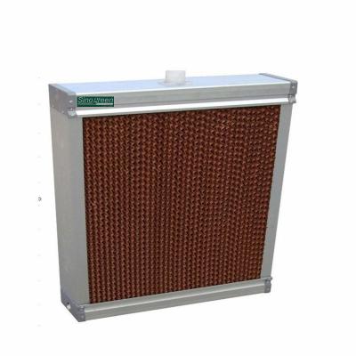 China Hot Selling Customized Farms Wall Mounted Cellulose Pad Cooling Wall For Farm Greenhouse And Chicken House for sale