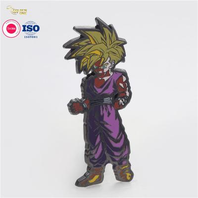 China Hoogwaardige promotie cadeautje custom maken populaire anime lapel pin anime pin badge dragonball pin Te koop