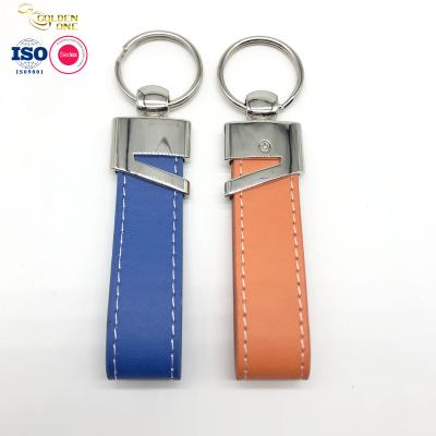 China Leather Luxury Business  Key Chain , Blank Metal Car Custom Key Chain Holder for sale