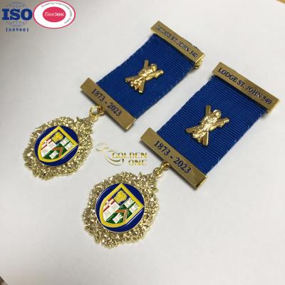 China Good Quality Plastic Metal Medal Blank Sports  Advanced Religious Association Gold Silver Bronze Medal Award en venta