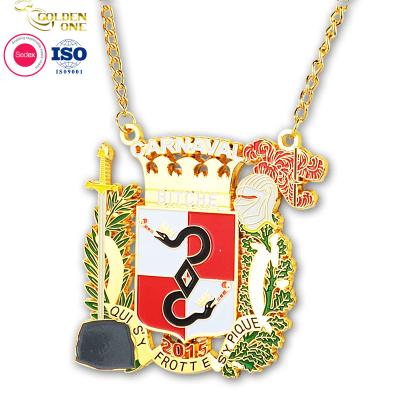 China Factory Price Soft Enamel Printing Powerlifting Medal Gold Plated Medaille Zinc Alloy Metal Sport Medallions for sale