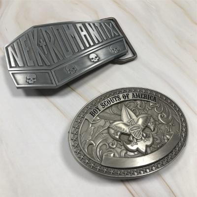 China Gold überzogenes Gurt-Westcowboy-Buckles Unique Engraved-Namen-Clip für Männer zu verkaufen