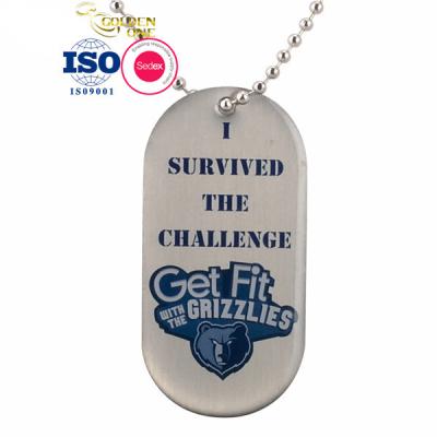 China Street Custom Dog Tag Necklace , Cool Air Personalised Dog Collar Tags for sale