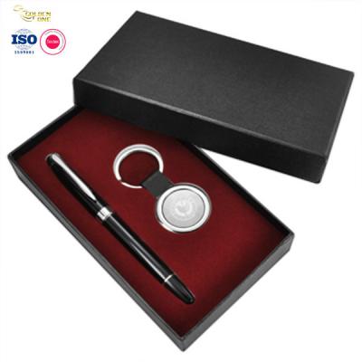 Cina Set di articoli di cancelleria regalo di lusso set regalo promozionale set regalo personalizzato nero set regalo aziendale per padri uomini in vendita