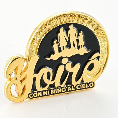 China Hersteller Custom Logo goldbeschichtet Abzeichen Metall weiche Emaille Pins glauben das Versprechen Pathfinder Pin zu verkaufen