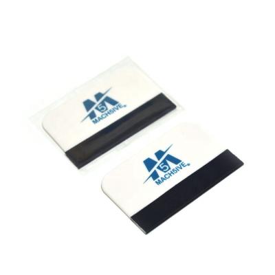 China Screen Cleaning Custom Logo 7.5*5cm ABS PVC Plastic Cleaning Card Squeegee Card For Mobile Phone Screen for sale