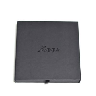 China Eco-Friendly Custom Large Gift Black Jewelry Necklace Earring Packaging Bracelet Bangle Box for sale