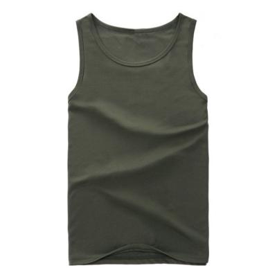 China Anti-pilling Muscle Shirts Gym Workout Sleeveless Quick Dry Tank Top For Men Sport Underwear Knitting for sale