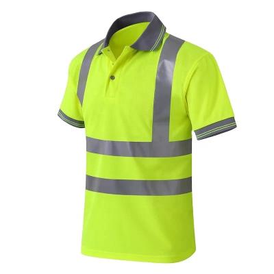 China Courier Uniform Expressman Workwear Delivery Clerk Polo Vest Hi-Force Logo Stripes Uniform Custom Reflective Safety Reflective Delivery for sale