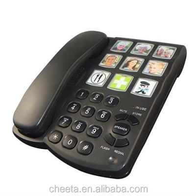 China Office desk phone telephone for older big button old man phone for sale