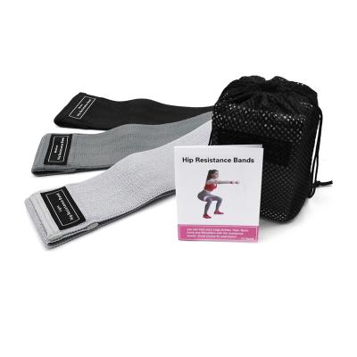 China Exercise Legs And Butt Training Liftin Zakerda Fabric Non Slip Hip Bands For Booty Resistance Workout Bands for sale