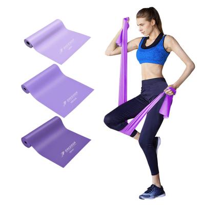 China Custom Stretch Zakerda Logo Yoga Fitness Resistance Bands Long Stretch Bands For Physiotherapy Pilates Yoga for sale