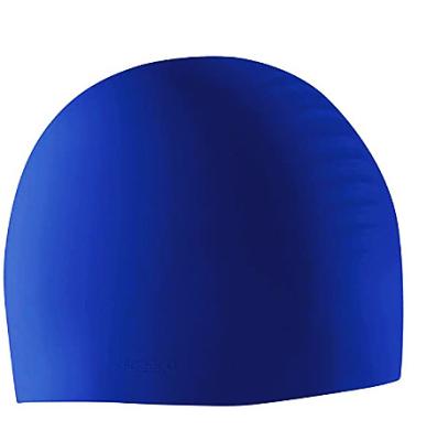 China Unisex-Adult Waterproof Silicone Durable Flexible Comfortable Waterproof Bathing Bathing Cap for Long Hair and Short Hair for sale