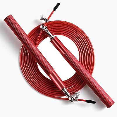 China Fitness Speed ​​Jump Rope Supporting Adjustable Jump Rope Fitness Training Weight Rope Aluminum Alloy Handle Steel Wire Sport Exercise for sale