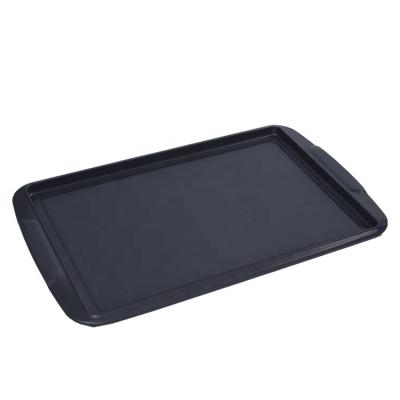 China 0.6MM Thick Non Stick Carbon Steel Metal Dessert Mold Bread Tray Baking Sheet French Casserole Stocked for sale