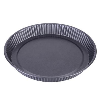 China Viable Hot Sale Pizza Pans Non Stick Deep Oven Aluminum Pizza Pan Aluminum Pizza Pan Baking Tray for sale