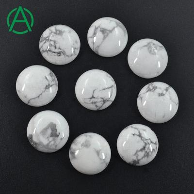 China None ArthurGem Wholesale Howlite Round Cabochons, Loose Gemstone Cabochons For Sale for sale