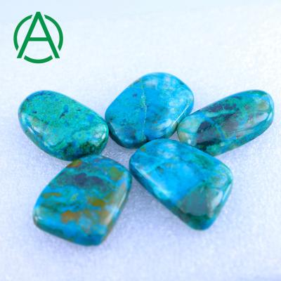 China No ArthurGem Natural Mix Forms Chrysocolla Gemstone Cabochon, Gemstone Cabochons For Jewelry Making for sale