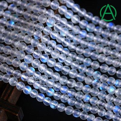 China None Loose Beads 4mm 6mm 8mm 10mm Natural Round 12mm Gemstone Moonstone from ArthurGem for DIY Jewelry Making for sale