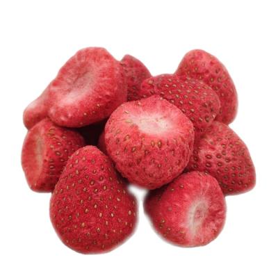 China Cheap Price Dry Sugar Whole Strawberry Frozen Dry Vacuum Food Packaging Box Snacks for sale