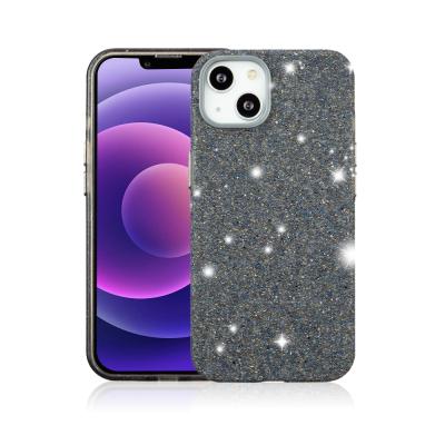 China Glitter Diamond Sparkling Shockproof Phone Cover For iphone 13 12 11 xs Bling Fancy Girl Phone Case For iphone All Series for sale