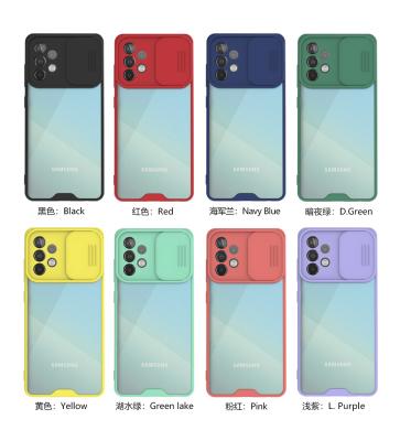 China Anti-fall Camera Protective Phone Cover For iPhone For Samsung Hybrid Slide Lens Phone Cover For Redmi Note 10 for sale