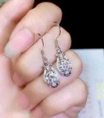 China CAOSHI Women's Zircon Case Cavity Drop Earrings Bling Romantic Ingenious Direct Romantic Earrings Elegant Women for sale