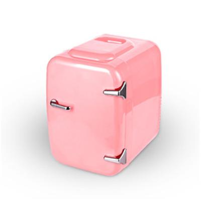 China THERMOELECTRIC Fashion 4l Pink Makeup Fridge DC 12v Hotel BedroomMini Custom Small Fridge for sale