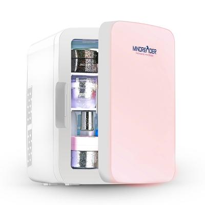 China THERMOELECTRIC portable beauty fridge 10l or 12 can with heat and cool skin care mini fridge for sale