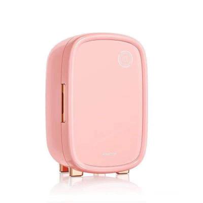 China 12L Skin Care Mini Refrigerator THERMOELECTRIC Custom Small Pink Portable Cosmetic Fridge for sale