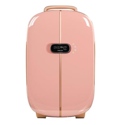 China 13L 220V Mini Fridge Skin Care Beauty Thermoelectric Custom Portable Small French Door Fridge for sale