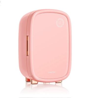 China New Custom Portable 12L THERMOELECTRIC Beauty Make Up Fridge Small Pink Mini Fridge For Skin Care for sale